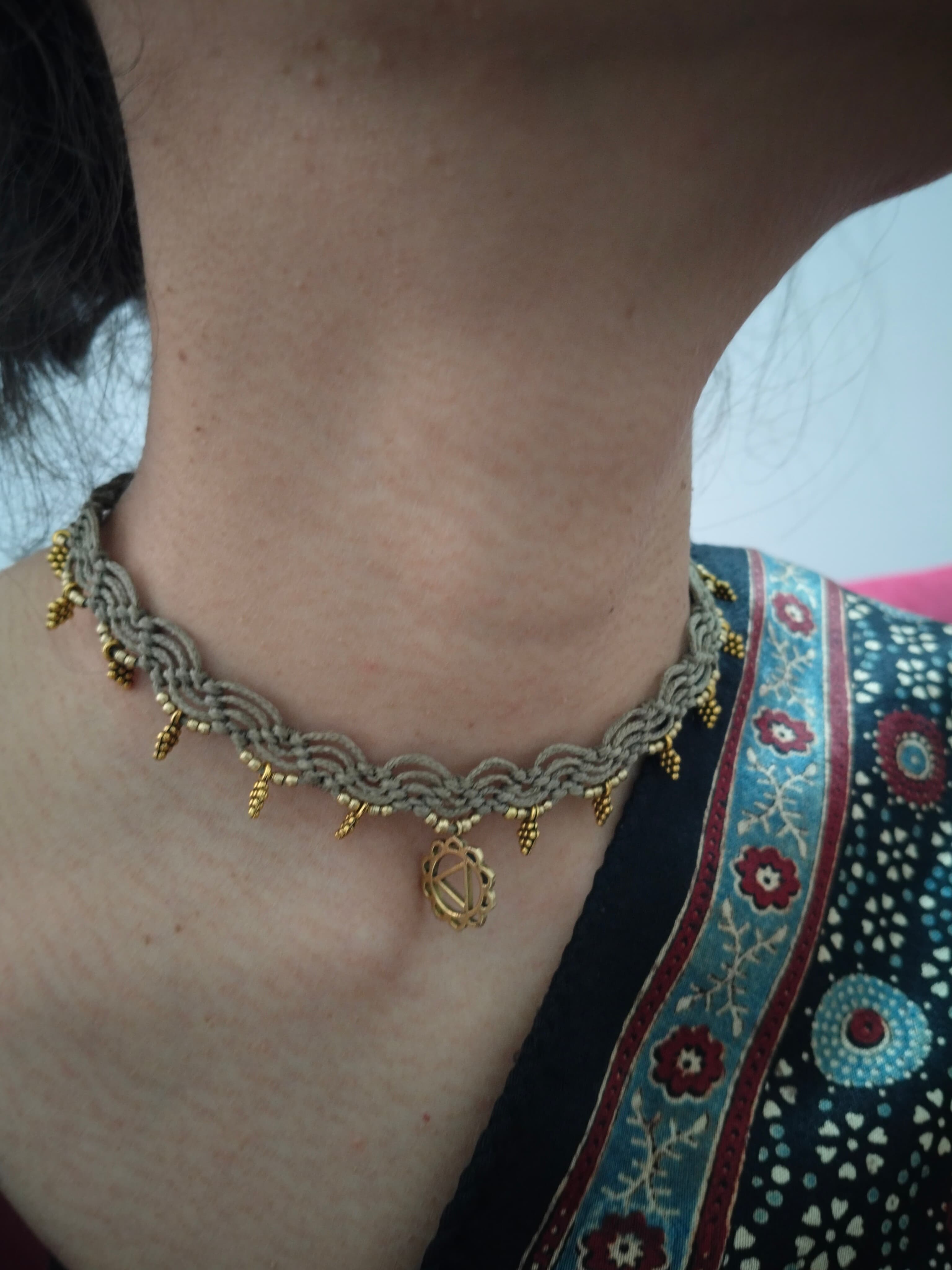Manipura Chakra choker  photo 2